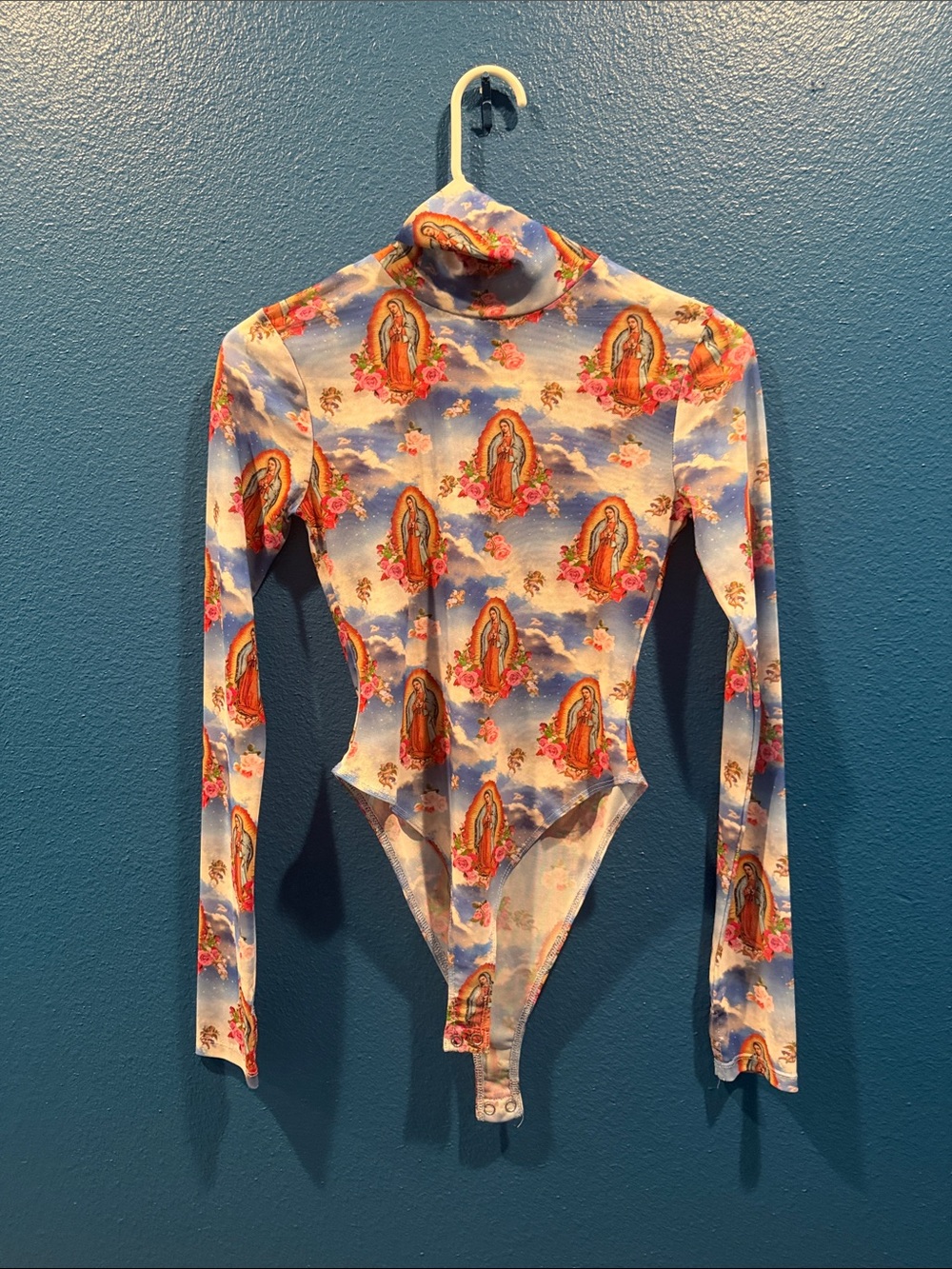 Mother Mary mesh bodysuit